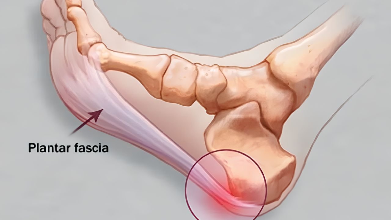 Anatomia da Fáscia Plantar inflamada